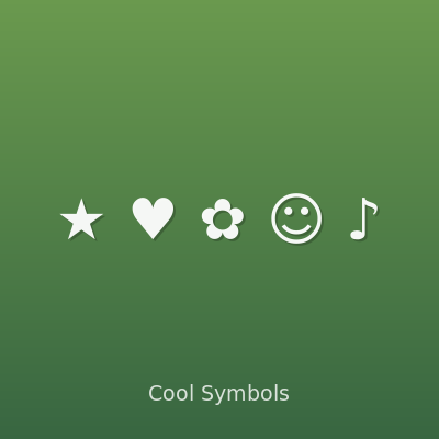 Cool Symbols
