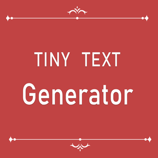 Tiny Text Generator